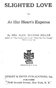 Slighted love — Alex. McVeigh, Mrs. Miller