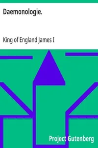 Daemonologie. — King of England James I
