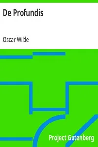 De Profundis — Oscar Wilde