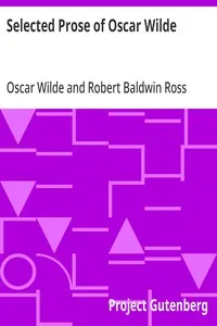 Selected Prose of Oscar Wilde — Oscar Wilde