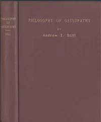 Philosophy of Osteopathy — A. T. Still