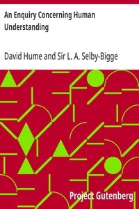 An Enquiry Concerning Human Understanding — David Hume