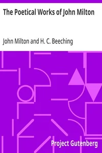 The Poetical Works of John Milton — John Milton