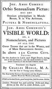 The Orbis Pictus — Johann Amos Comenius
