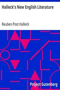 Halleck's New English Literature — Reuben Post Halleck