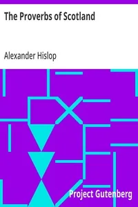 The Proverbs of Scotland — Alexander Hislop