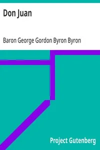 Don Juan — George Gordon Byron, Baron Byron