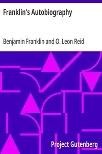 Franklin's Autobiography / (Eclectic English Classics) — Benjamin Franklin