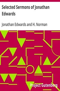 Selected Sermons of Jonathan Edwards — Jonathan Edwards