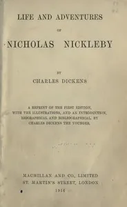 Nicholas Nickleby — Charles Dickens