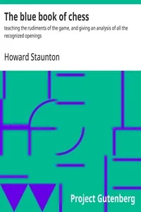 The blue book of chess — Howard Staunton